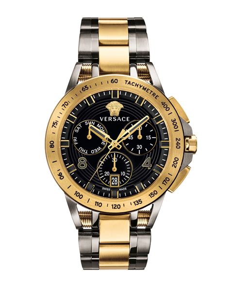 versace watches automatic|Versace chrono watch.